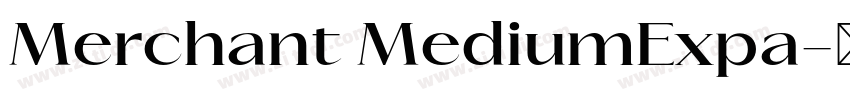 Merchant MediumExpa字体转换